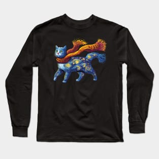 Starry cat Long Sleeve T-Shirt